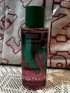 (Inventory 47) PINK Victoria's Secret Pink & Green Body Mist